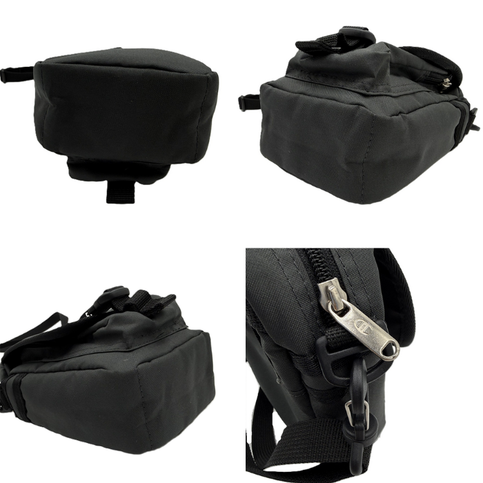 【中古】Champion チャンピオン ショルダーバッグ ミニポーチ サコッシュ ブラック ナイロン i0731wq0325