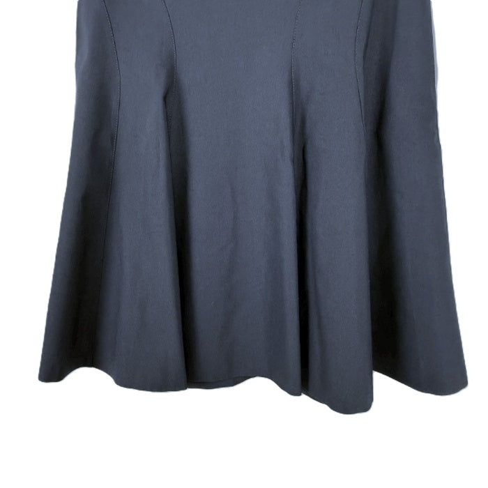 【中古】エポカ EPOCA フレアスカート ストレッチ ミディ丈 ⁪未使用 ネイビー 紺 i0807n0258