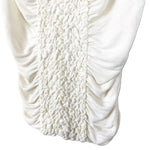 将图片加载到图库查看器，【中古】エポカ EPOCA ノースリーブカットソー シャーリング ドレープ 透け感 オフホワイト 白 i0807n0111
