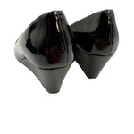 Load image into Gallery viewer, 【中古】コールハーン COLE HAAN パンプス パテントウエッジソール エナメル ブラック 黒 i0717n00220
