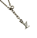 画像をギャラリービューアに読み込む, 【中古】ルイヴィトン Louis Vuitton コリエ・ギャンブル ネックレス LVキューブ シルバー系 箱付き i1029pq005150
