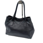 Load image into Gallery viewer, 【中古】フルラ FURLA ハンドバッグ シンプル レザー ブラック系 シルバー i0522lq02510
