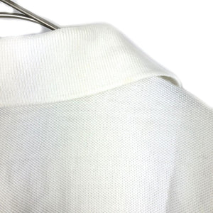 【中古】ラルフローレン Ralph Lauren ポロシャツ BIGロゴ 半袖 ホワイト ブラック 白 黒 d0224s008
