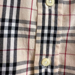 Load image into Gallery viewer, 【中古】バーバリー BURBERRY 半袖シャツ 定番チェック柄 ロゴ刺しゅう ベージュ系 i0710lq02127
