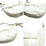 Load image into Gallery viewer, 【中古】フルラ FURLA ショルダーバッグ 半月型 レザー おしゃれ オフホワイト 白系 i0522lq02813
