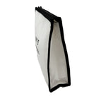 将图片加载到图库查看器，【中古】シャネル CHANEL ノベルティポーチ ファスナー付き シンプル おしゃれ ホワイト ブラック i0731wq0335
