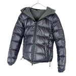 将图片加载到图库查看器，【中古】La TOTALITÉ ラ トータリテ ダウンジャケット リバーシブル グレー ウール i0410wq0094
