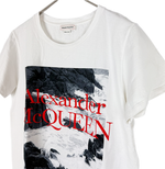 Load image into Gallery viewer, 【中古】アレキサンダー・マックイーン Alexander McQueen Tシャツ 赤ロゴ ホワイト  商品説明 i1208j0018

