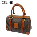 画像をギャラリービューアに読み込む, 【中古】セリーヌ CELINE マカダム ミニボストンバッグ ハンドバッグ トリオンフ j0729pq006285

