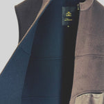 将图片加载到图库查看器，【中古】Drawer ドゥロワー ウール レザーコンビ ベスト ジレ i1031h009144
