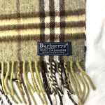 Load image into Gallery viewer, 【中古】バーバリー BURBERRY マフラー チェック柄 可愛い Burberrys グリーン系 抹茶色 h0610hq01912
