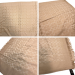 将图片加载到图库查看器，【中古】コーチ COACH ストール シグネチャー CCロゴ シルク混 上質 上品 ベージュ系 i0601oq00817
