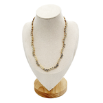 画像をギャラリービューアに読み込む, 【中古】スワロフスキー Swarovski ネックレス ゴールド クリスタル装飾 ラインデザイン 約44cm 箱付き j0215pq02049
