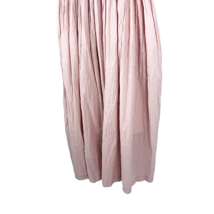 【中古】コエル COEL バルーンスリーブロングワンピース 可愛い フレアスカート ボリューム ライトピンク i0410wq01010