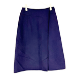 画像をギャラリービューアに読み込む, 【中古】Drawer ドゥロワー スカート パープル ウールラップスカート 上品シルエット 大人エレガント i0925i00115
