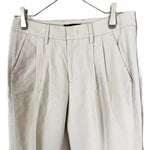 将图片加载到图库查看器，【中古】ルヴェルソーノアール Le Verseaunoir クロップドパンツ シンプル ライトベージュ i0807n0084
