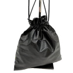 将图片加载到图库查看器，【中古】フェイラー FEILER ポーチ 巾着 レザー調 花柄 可愛い ブラック マルチカラー i0727tq0036
