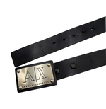 画像をギャラリービューアに読み込む, 【中古】アルマーニエクスチェンジ ARMANI EXCHANGE ベルト レザー ブラック j0712oq01330
