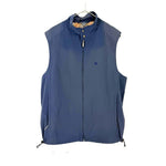 Load image into Gallery viewer, 【中古】バーバリーゴルフ BURBERRY GOLF ベスト フルジップ ハイネック ジャンパーベスト くすみネイビー i0627aq01527
