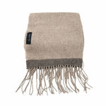 画像をギャラリービューアに読み込む, 【中古】gotairiku 五大陸 マフラー ベージュ フリンジ シンプル メンズ i1124tq0165
