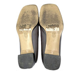 画像をギャラリービューアに読み込む, 【中古】ボッテガヴェネタ BOTTEGA VENETA パンプス スクエアトゥ チャンキーヒール グレー系 i0724lq01911
