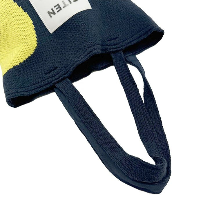 【中古】CITEN シテン ニット トートバッグ イエロー 軽量 i1024oq0076