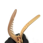 将图片加载到图库查看器，【中古】アレクサンドルドゥパリ ALEXANDRE DE PARIS ヘアクリップ コンコルド ヘアアクセサリー ベージュ系 i0225aq02125
