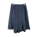 Load image into Gallery viewer, 【中古】セオリーリュクス Theory luxe フレアスカート コットン 薄手 ミディ丈 ネイビー 紺 i0807n0075
