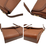 Load image into Gallery viewer, 【中古】バーバリー BURBERRY ショルダーバッグ レザー 内側チェック レトロ ブラウン 茶 i0606aq02360
