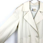 Load image into Gallery viewer, 【中古】ロンドンフォグ LONDONFOG トレンチコート スプリングコート オーバーサイズ 肩パッド クリーム色 g0704k006
