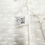 Load image into Gallery viewer, 【中古】ドゥロワー Drawer フリンジニットベスト ジレ ロングフリンジ ホワイト 白 i0324h00554
