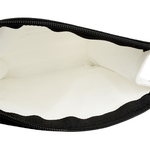 Load image into Gallery viewer, 【中古】シャネル CHANEL ノベルティ ポーチ ロゴデザイン ブラック×ホワイト コスメポーチ 小物入れ i1029pq00912
