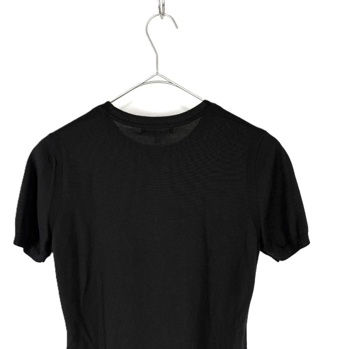 【中古】エポカ EPOCA クルーネック半袖ニット アンサンブルセット品 薄手 ブラック 黒 i0818n0058