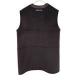 将图片加载到图库查看器，【中古】Drawer ドゥロワー ウール レザーコンビ ベスト ジレ i1031h009144
