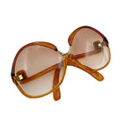 将图片加载到图库查看器，【中古】イヴサンローラン Yves Saint Laurent サングラス ビッグフレーム ブラウン系 j0712oq01223
