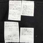 将图片加载到图库查看器，【中古】エポカ EPOCA ノースリーブニット デザイン編み ダイヤチェック ブラック 黒 i0818n0164
