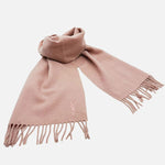 将图片加载到图库查看器，【中古】Yves Saint Laurent イヴサンローラン マフラー ウール100％ ピンク ギフト プレゼント i0128rq00518
