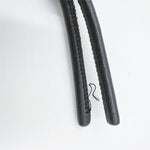 Load image into Gallery viewer, 【中古】ボッテガヴェネタ BOTTEGA VENETA キーリング トライアングル カラビナ レザー ブラック j0805dq009132
