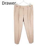 画像をギャラリービューアに読み込む, 【中古】ドゥロワー Drawer パンツ テーパード ピンクベージュ サイズ36 j0420w00666
