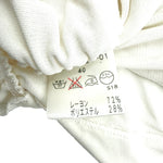 将图片加载到图库查看器，【中古】エポカ EPOCA ノースリーブカットソー シャーリング ドレープ 透け感 オフホワイト 白 i0807n0111
