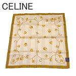 画像をギャラリービューアに読み込む, 【中古】CELINE セリーヌ ハンカチ チャーム柄 ベージュ 綿100％ レディース j0618lq0185
