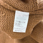将图片加载到图库查看器，【中古】GALERIE VIE ギャルリーヴィー ファインウール クルーネック ニット ブラウン S i1226t00123
