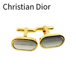 Load image into Gallery viewer, 【中古】クリスチャンディオール Christian Dior カフス カフリンクス ゴールド シルバー j0629pq01717
