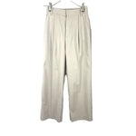 将图片加载到图库查看器，【中古】フレームワーク FRAMeWORK ストレートワイドパンツ きれいめ ウエストゴム ライトベージュ i0526y0148
