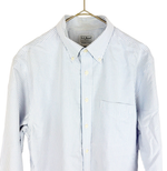 Load image into Gallery viewer, 【中古】エルエルビーン L.L.Bean ボタンダウン ストライプ シャツ ブルー ホワイト コットン j0508a0042
