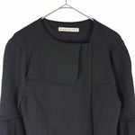 将图片加载到图库查看器，【中古】BALENCIAGA バレンシアガ ニットジャケット ブラック フレアスリーブ ノーカラー i1222h01140
