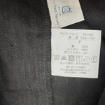 Load image into Gallery viewer, 【中古】栗原はるみ KURIHARA HARUMI サロペットスカート ロング 裾スリット リネン混 ブラック 黒 h1223rq0166
