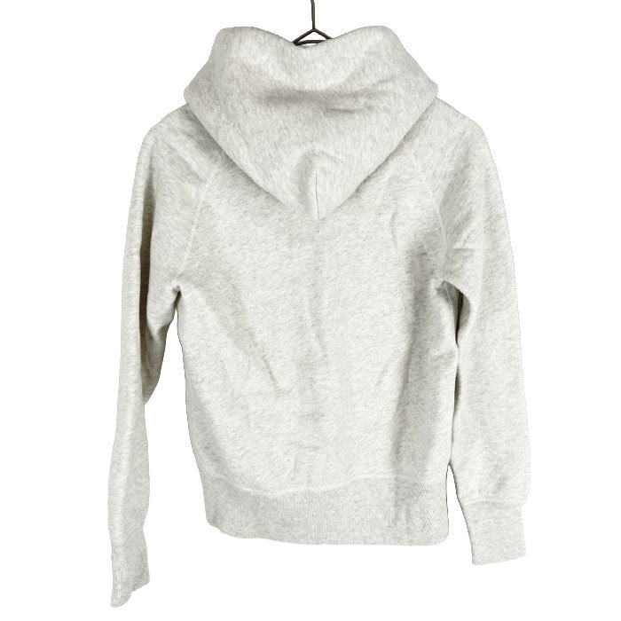 【中古】Drawer ドゥロワー パーカー ライトグレー 裏起毛 ジップアップ コットン100％ i1031h0025