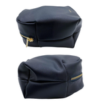 将图片加载到图库查看器，【中古】Drawer ドゥロワー ノベルティ ルームシューズ スリッパ ポーチ付き ネイビー j0420w0135
