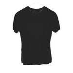 将图片加载到图库查看器，【中古】エポカ EPOCA クルーネック半袖ニット アンサンブルセット品 薄手 ブラック 黒 i0818n0058
